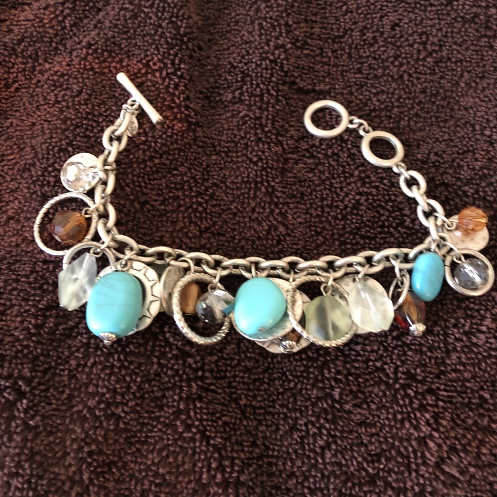 Premier design charm style bracelet W/ toggle